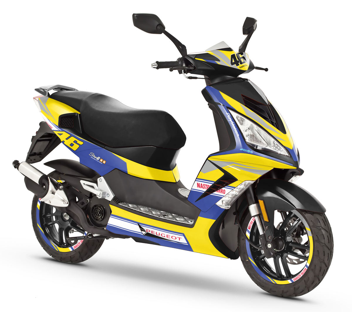 Kit déco Peugeot Speedfight 3 - 2009-2015 Breil | autocollants moto | personnalisation 50cc | armysctv