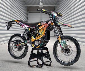 Kit déco Surron Ultra Bee Shape | autocollants moto | personnalisation 50cc | armysctv