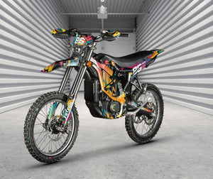 Kit déco Surron Ultra Bee Shape | autocollants moto | personnalisation 50cc | armysctv