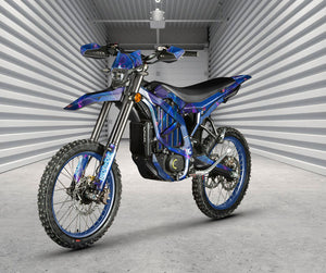 Graphics kit Sur-ron Ultra Bee Crazy Neon | motorcycle stickers | customization 50cc | armysctv