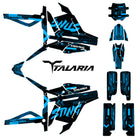Kit déco Talaria Sting MX3 & R-MX4 Blue card | autocollants moto | personnalisation 50cc | armysctv