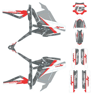 Kit pegatinas Talaria Sting MX3 y R-MX4 Fuzion | pegatinas para moto | personalización 50cc | armysctv