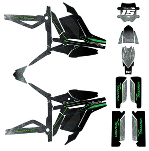 Dekor kit Talaria Sting MX3 & R-MX4 Greenery | Motorradaufkleber | Personalisierung 50cc | armysctv