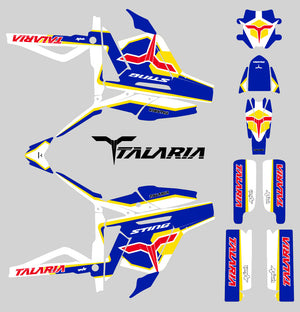 Kit pegatinas Talaria Sting MX3 y R-MX4 Jump | pegatinas para moto | personalización 50cc | armysctv