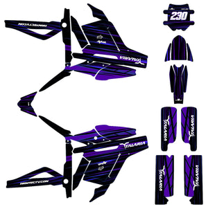 Dekor kit Talaria Sting MX3 & R-MX4 Lilaks | Motorradaufkleber | Personalisierung 50cc | armysctv