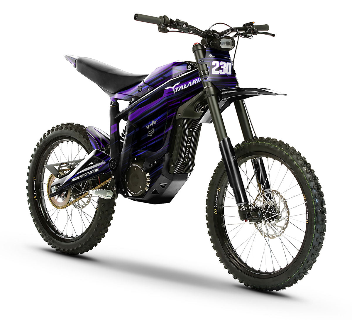 Kit déco Talaria Sting MX3 & R-MX4 Lilaks | autocollants moto | personnalisation 50cc | armysctv
