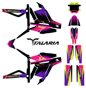 Kit déco Talaria Sting MX3 & R-MX4 Neon | autocollants moto | personnalisation 50cc | armysctv