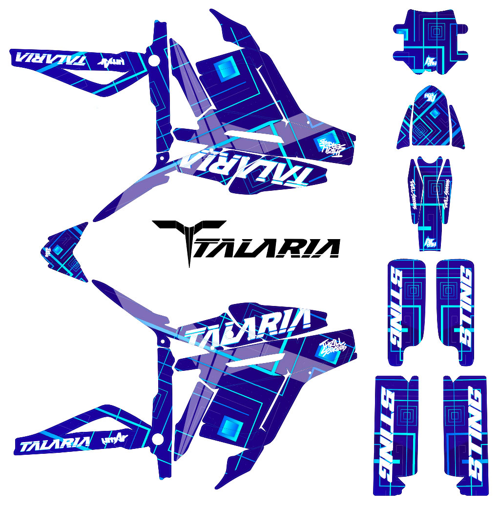Pegatinas Racing Moto - Pack De 3 Hojas PVC | Decoración Para Cascos, Motos, Coches Y Más