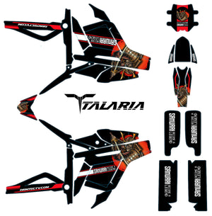 Kit déco Talaria Sting MX3 & R-MX4 Samourai | autocollants moto | personnalisation 50cc | armysctv