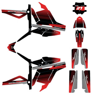 Kit pegatinas Talaria Sting MX3 y R-MX4 Séptima | pegatinas para moto | personalización 50cc | armysctv