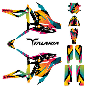 Kit déco Talaria Sting MX3 & R-MX4 Shape | autocollants moto | personnalisation 50cc | armysctv