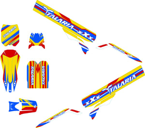 Talaria X3 Vintage Graphics Kit | motorcycle stickers | 50cc customization | armysctv