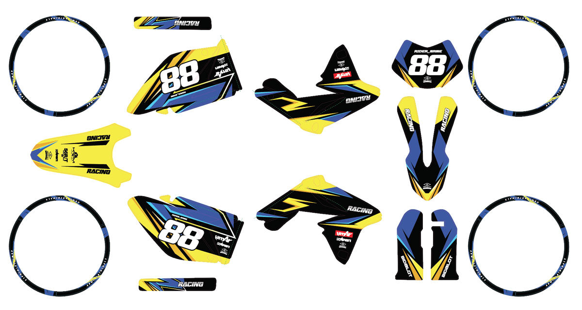 Kit déco 50cc Valenti Racing Finder