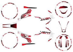 Kit déco Vent Derapage 2019-2020 Cold | autocollants moto | personnalisation 50cc | armysctv