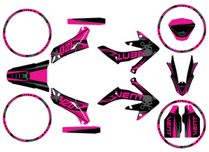 Kit déco Vent Derapage 2019-2020 Cold | autocollants moto | personnalisation 50cc | armysctv