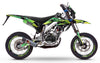 Kit déco Vent Derapage 2019-2020 Crazy Racer | autocollants moto | personnalisation 50cc | armysctv