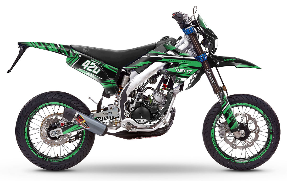 Deko-sett Vent Derapage 2019-2020 Dream | motorsykkel klistremerker | tilpasning 50cc | armysctv