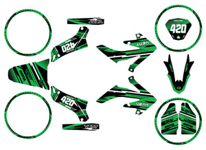 Dekor kit Vent Derapage 2019-2020 Traum | Motorradaufkleber | Personalisierung 50cc | armysctv