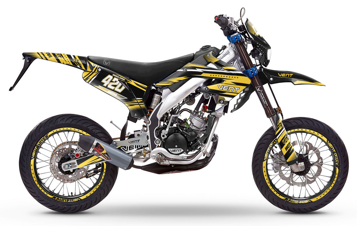 Deko-sett Vent Derapage 2019-2020 Dream | motorsykkel klistremerker | tilpasning 50cc | armysctv