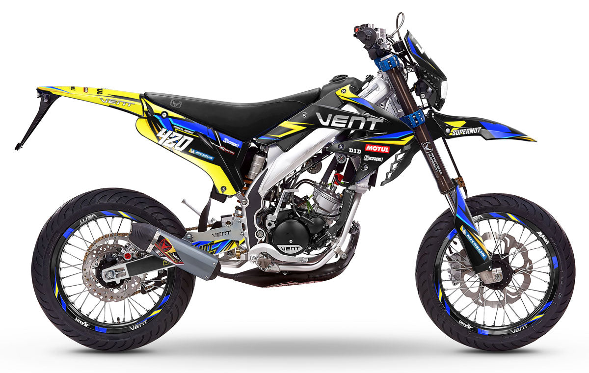 Deko-sett Vent Derapage 2019-2020 Finder | motorsykkel klistremerker | tilpasning 50cc | armysctv