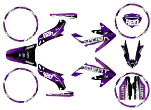 Kit pegatinas Vent Derapage 2019-2020 Lilaks | pegatinas para moto | personalización 50cc | armysctv