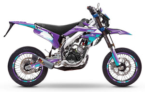 Kit déco Vent Derapage 2019-2020 Ninesky | autocollants moto | personnalisation 50cc | armysctv