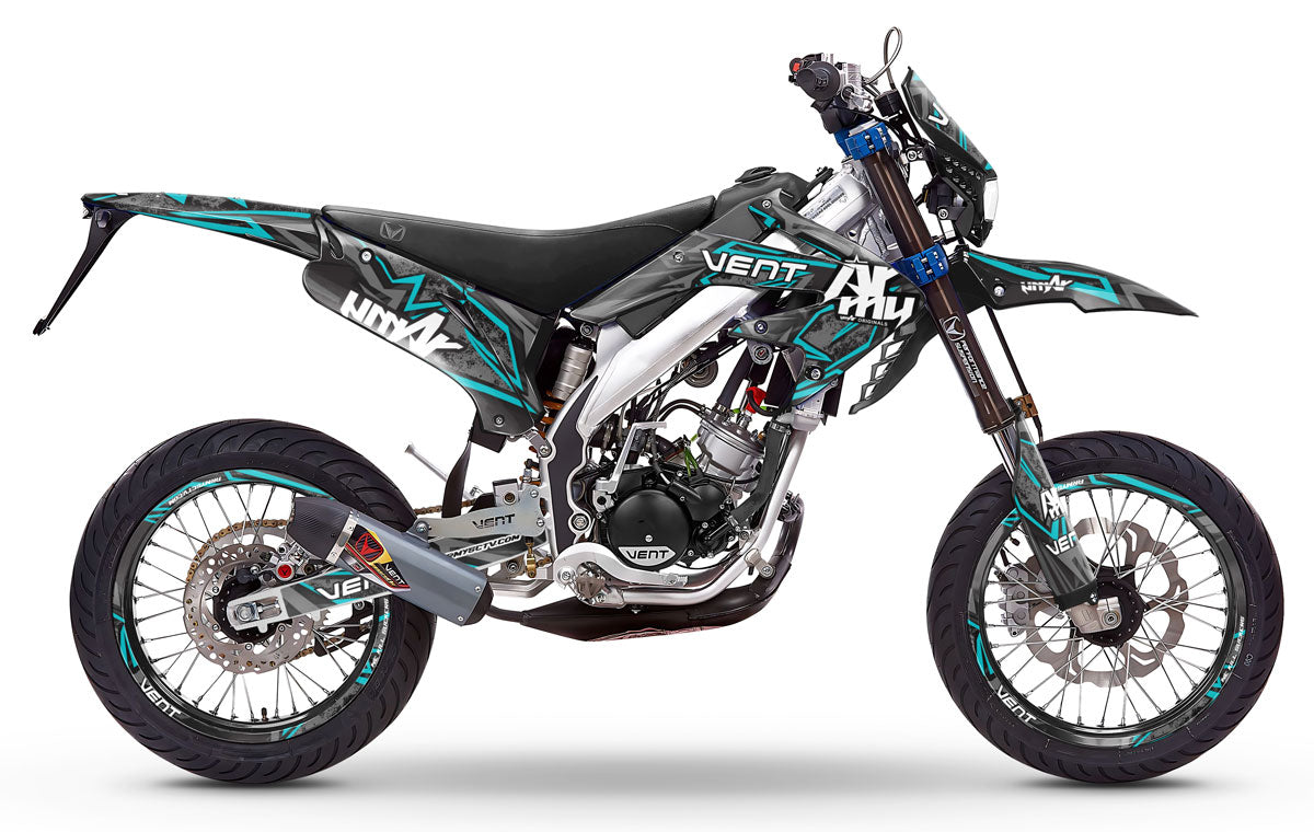 Deko-sett Vent Derapage 2019-2020 Army Redrum | motorsykkelklistremerker | tilpasning 50cc | armysctv