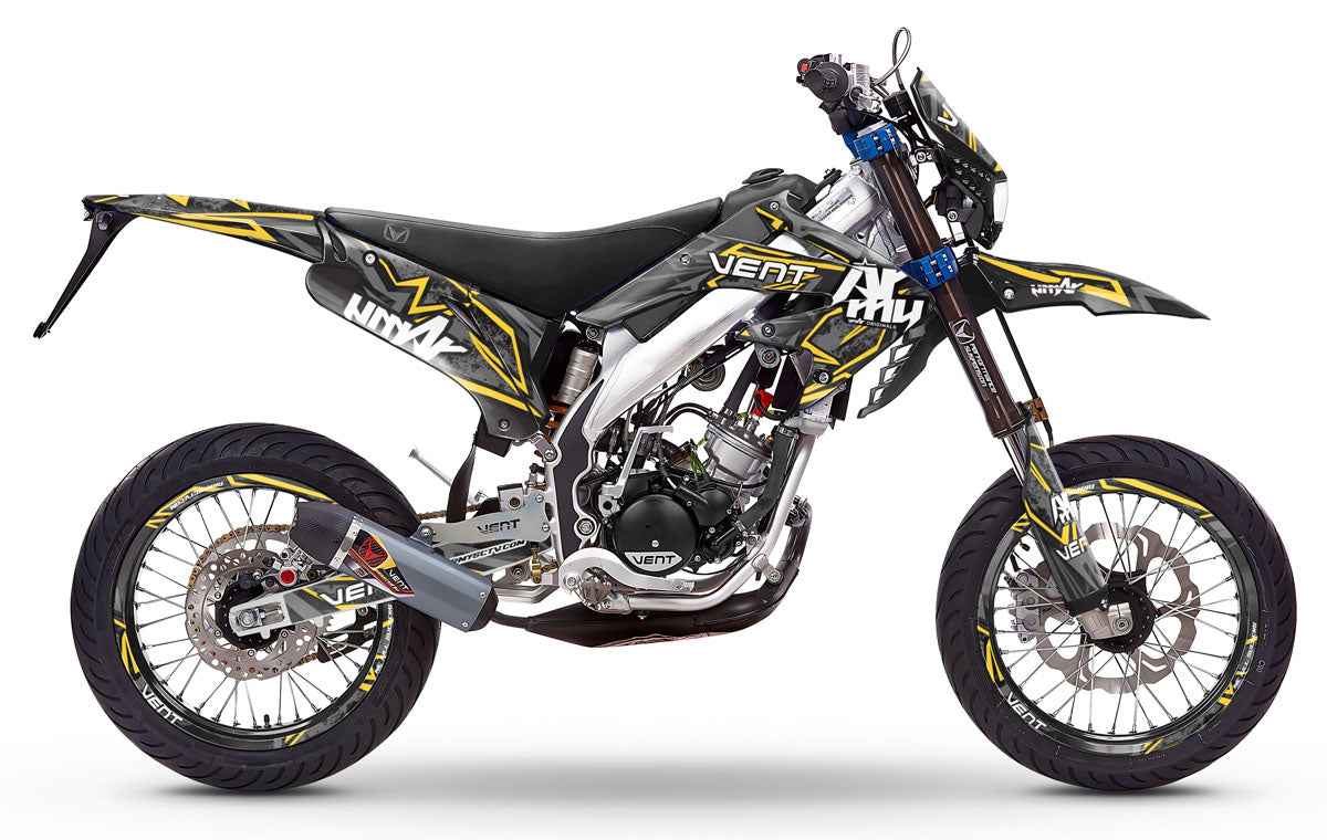 Deko-sett Vent Derapage 2019-2020 Army Redrum | motorsykkelklistremerker | tilpasning 50cc | armysctv