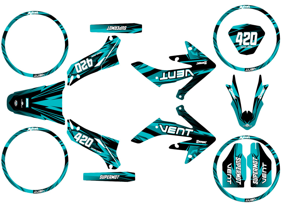 Kit déco Vent Derapage 20192020 Army Flamer armysctv