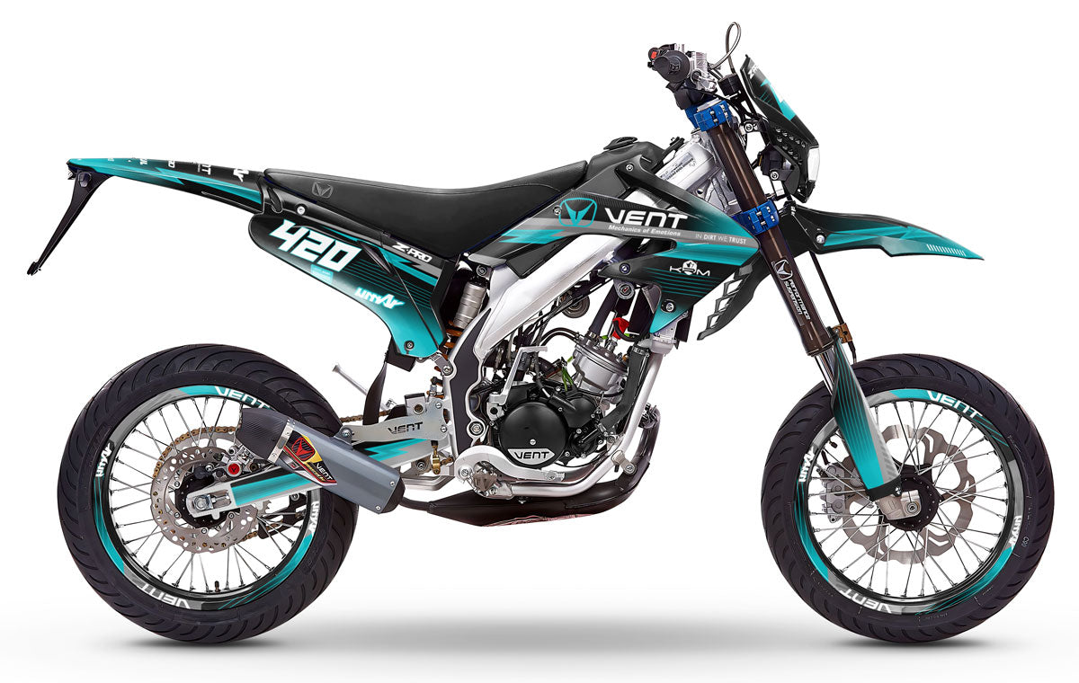 Deko-sett Vent Derapage 2019-2020 Syvende | motorsykkel klistremerker | tilpasning 50cc | armysctv