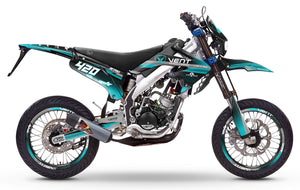 Kit déco Vent Derapage 2019-2020 Septième | autocollants moto | personnalisation 50cc | armysctv