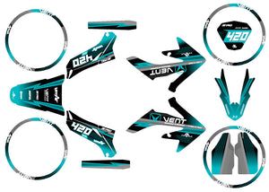 Kit déco Vent Derapage 2019-2020 Septième | autocollants moto | personnalisation 50cc | armysctv