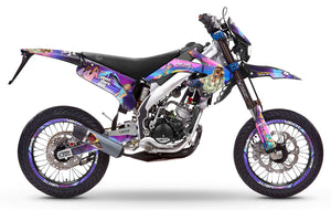 Kit déco Vent Derapage 2019-2020 Vice City | autocollants moto | personnalisation 50cc | armysctv