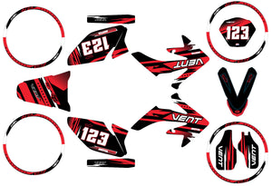 50cc Graphics kit Vent Derapage 2021-2022 Army Dream | motorcycle stickers | 50cc customization | armysctv