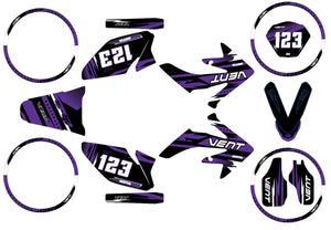 50cc Graphics kit Vent Derapage 2021-2022 Army Dream | motorcycle stickers | 50cc customization | armysctv