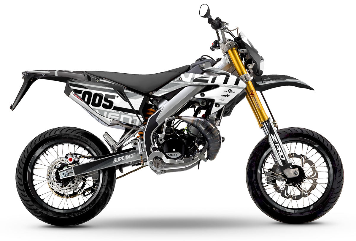 50cc Graphics kit Vent Derapage 2021-2022 Army Greys | motorcycle stickers | 50cc customization | armysctv