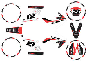 50cc Graphics kit Vent Derapage 2021-2022 Army Proxima | motorcycle stickers | 50cc customization | armysctv