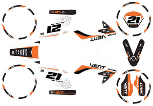 50cc Graphics kit Vent Derapage 2021-2022 Army Proxima | motorcycle stickers | 50cc customization | armysctv