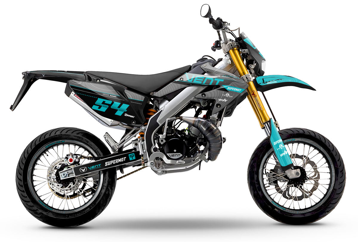 50cc Graphics kit Vent Derapage 2021-2022 Quake | motorcycle stickers | 50cc customization | armysctv