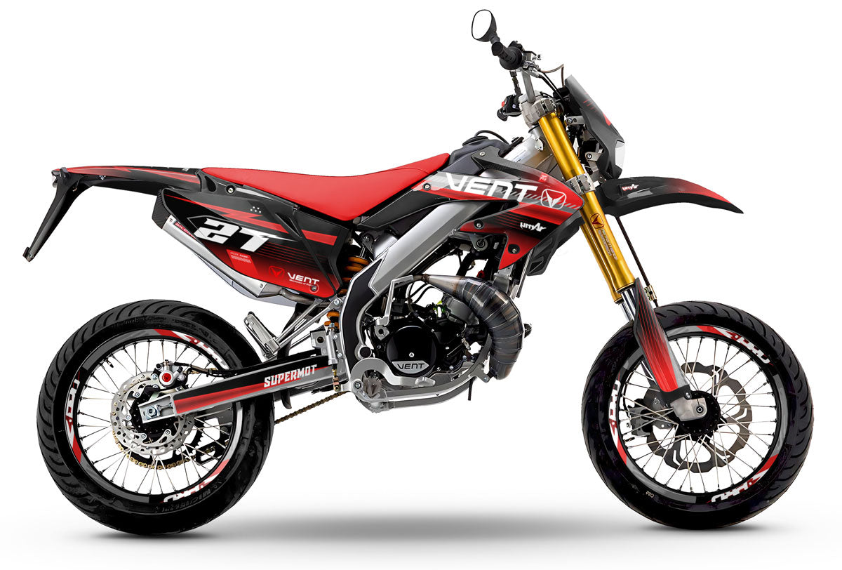 50cc Graphics kit Vent Derapage 2021-2022 Army Seventh | motorcycle stickers | 50cc customization | armysctv