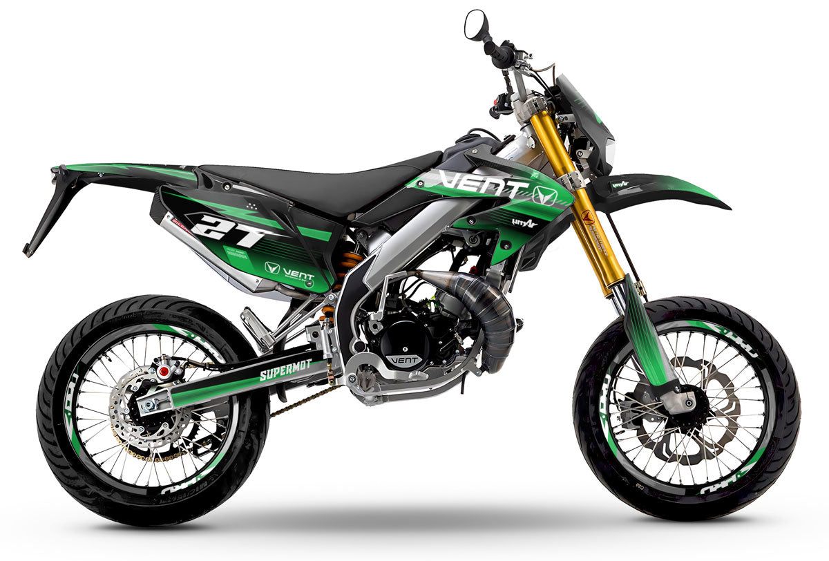 50cc Graphics kit Vent Derapage 2021-2022 Army Seventh | motorcycle stickers | 50cc customization | armysctv