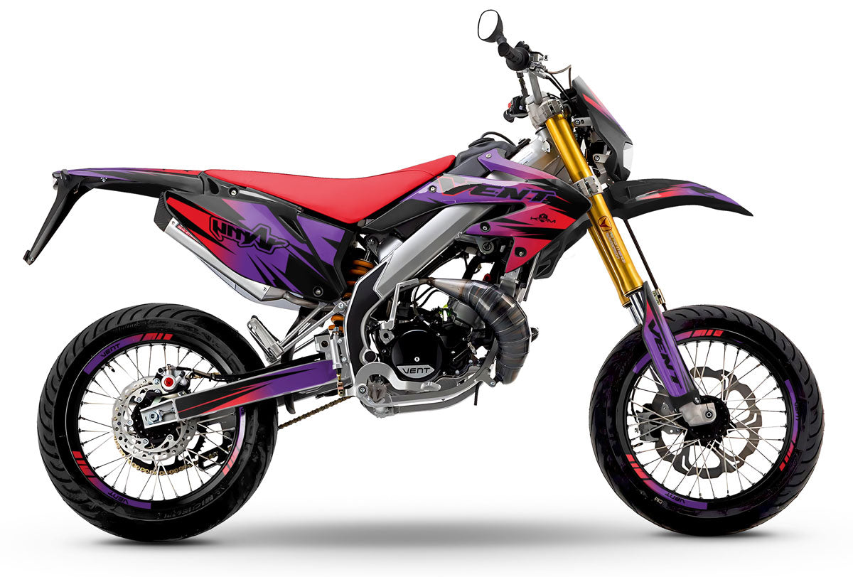 50cc Graphics kit Vent Derapage 2021-2022 X-Fast | motorcycle stickers | 50cc customization | armysctv