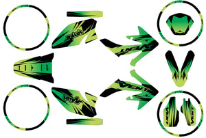 Kit déco 50cc Vent Derapage 2021-2022 X-Fast | autocollants moto | personnalisation 50cc | armysctv