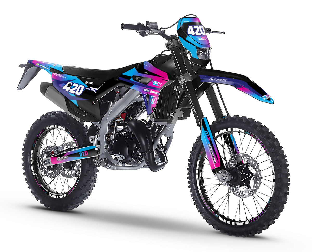 Graphics kit Vent Baja 50cc 2023-2024 Blast | motorcycle stickers | 50cc customization | armysctv