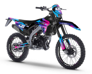 Kit déco Vent Baja 50cc 2023-2024 Blast | autocollants moto | personnalisation 50cc | armysctv