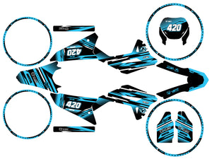 Kit déco Vent Baja 50cc 2023-2024 Dream | autocollants moto | personnalisation 50cc | armysctv