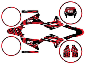 Kit déco Vent Baja 50cc 2023-2024 Dream | autocollants moto | personnalisation 50cc | armysctv