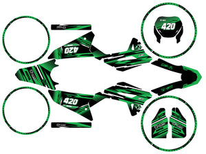 Kit déco Vent Baja 50cc 2023-2024 Dream | autocollants moto | personnalisation 50cc | armysctv