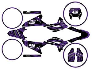 Kit déco Vent Baja 50cc 2023-2024 Dream | autocollants moto | personnalisation 50cc | armysctv