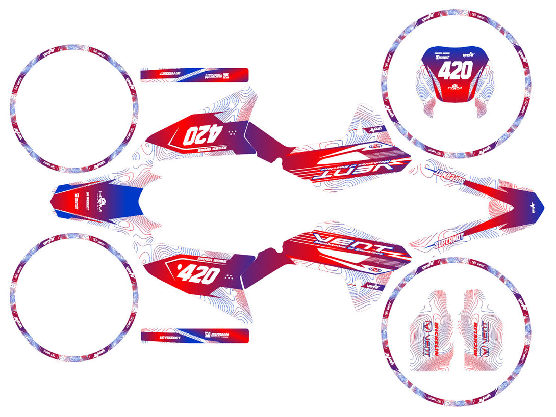 Kit déco Vent Baja 50cc 2023-2024 France